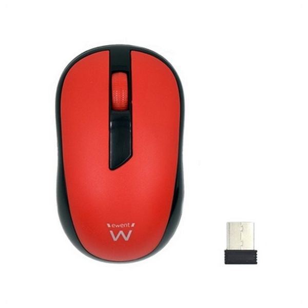 Optical Wireless Mouse Ewent EW3226 1000 dpi Red