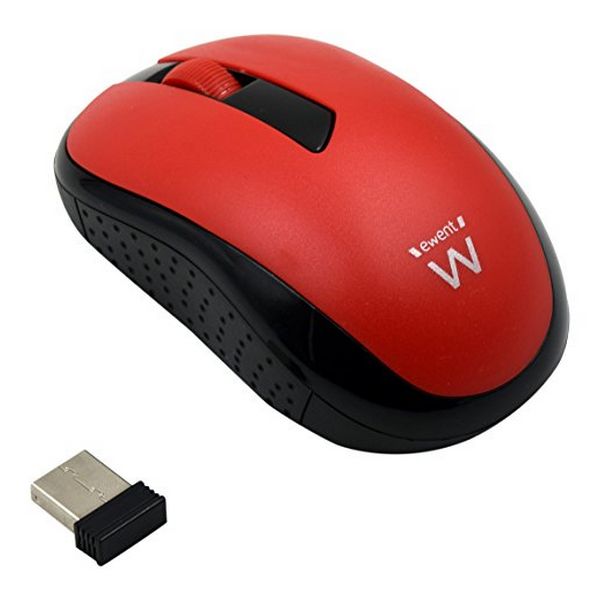 Optical Wireless Mouse Ewent EW3226 1000 dpi Red