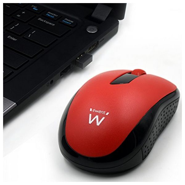 Optical Wireless Mouse Ewent EW3226 1000 dpi Red