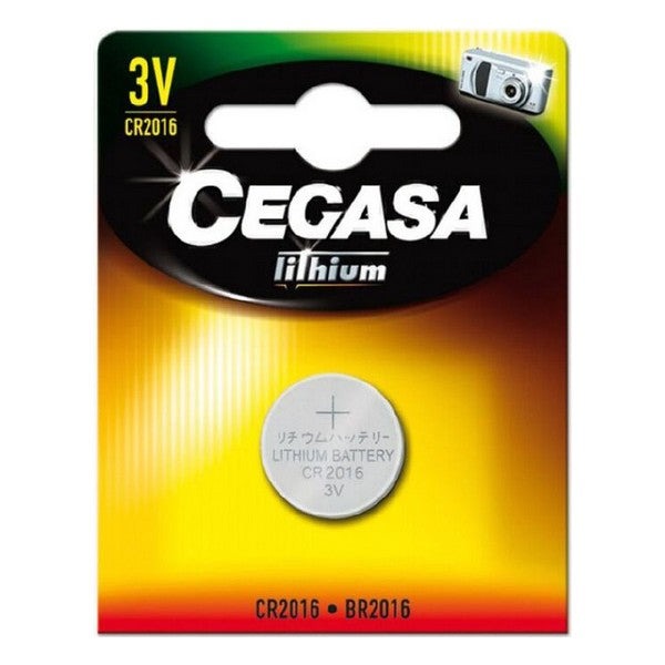 Lithium Button Cell Battery Cegasa CR2016 3V