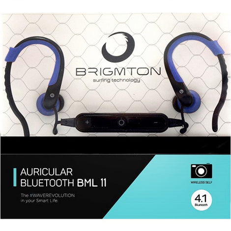 Bluetooth Sports Headset with Microphone BRIGMTON BML-11-A Blue