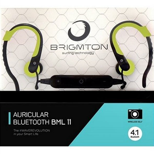 Bluetooth Headset with Microphone BRIGMTON BML-11-V Green