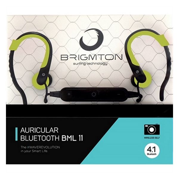 Bluetooth Headset with Microphone BRIGMTON BML-11-V Green