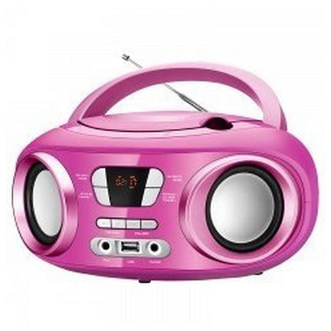 Radio CD Bluetooth MP3 BRIGMTON W-501 USB Pink