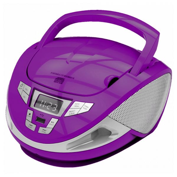 CD Radio BRIGMTON W-440 USB Purple