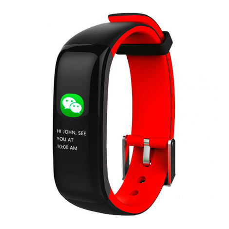 Activity Bangle BRIGMTON BSPORT-15-R 0,96" Bluetooth Red