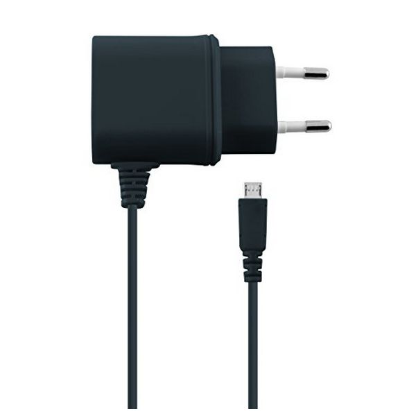 Wall Charger KSIX B1740CD02 1 A Micro USB Black