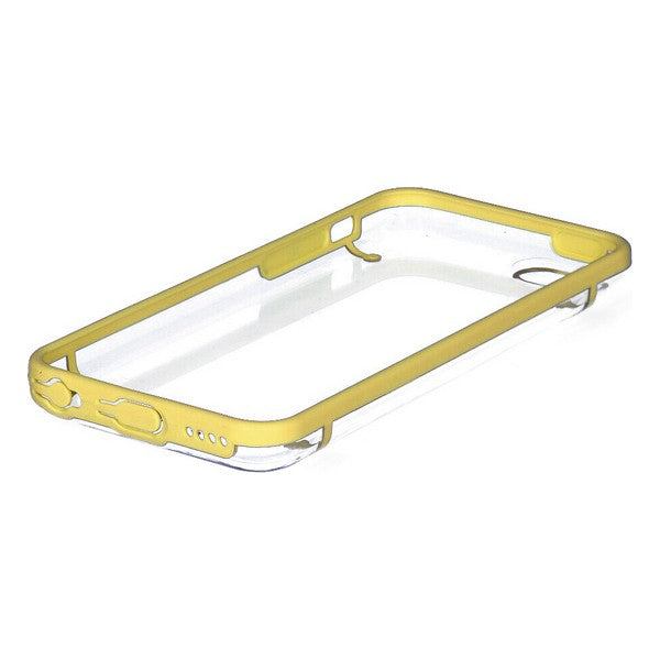 Case iPhone 5C KSIX Edge Yellow Transparent