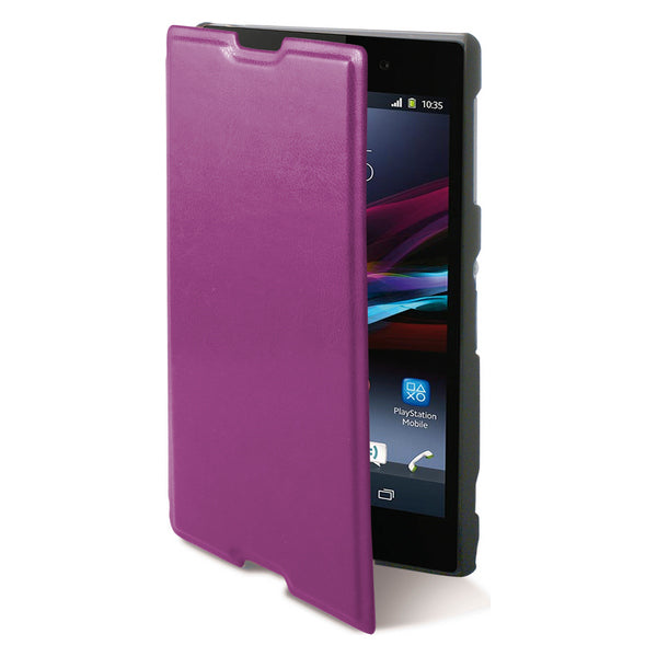 Folio Mobile Phone Case Xperia Z2 KSIX Slim Purple