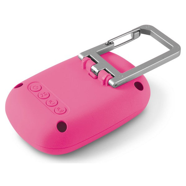 Portable Speaker with Carabiner KSIX 1 5W Pink