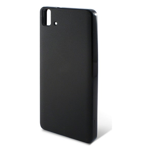 Mobile cover Aquaris E5/E5s KSIX Flex TPU Black