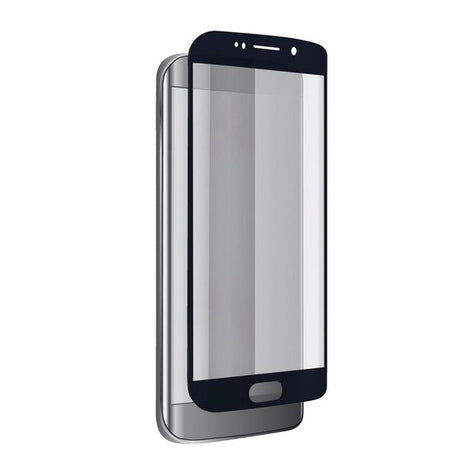 Curved Tempered Glass Screen Protector Galaxy S6 Edge+ Extreme Black