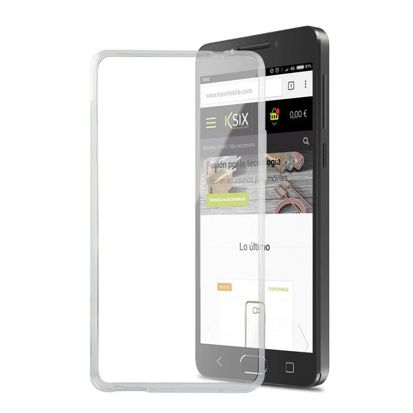 Mobile cover Alcatel A5 Led Flex TPU Transparent