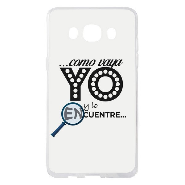 Mobile cover Samsung Galaxy J7 2016 Flex TPU Como vaya yo y lo encuentre