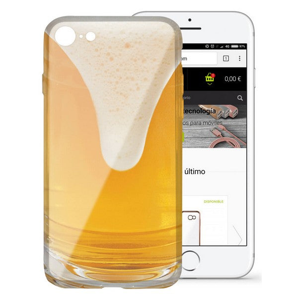 Mobile cover Iphone 7/8 KSIX Flex TPU Beer