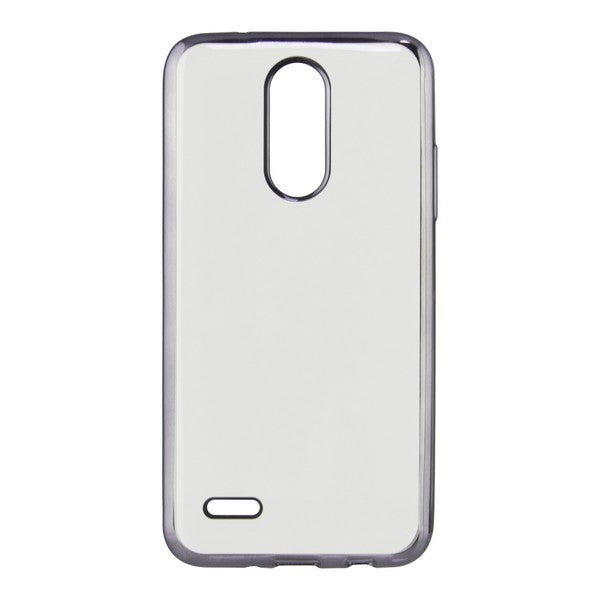 Mobile cover Lg K4 2017 Contact Flex Metal TPU Transparent Grey Metallic