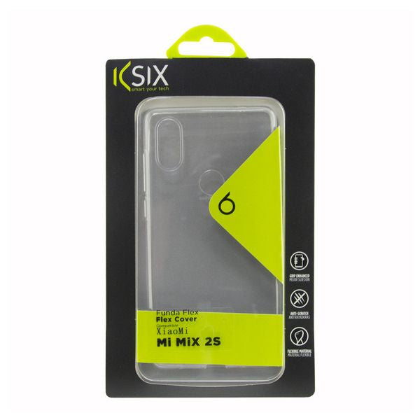 Mobile cover Xiaomi Mi Mix 2s KSIX Flex TPU Transparent