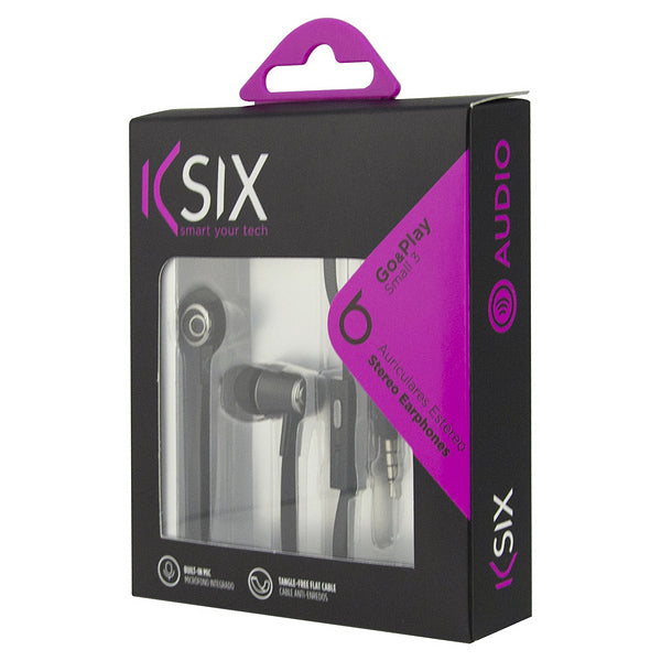 Headphones with Microphone KSIX Go & Play Small 3 3.5 mm