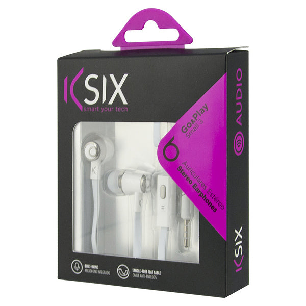 Headphones with Microphone KSIX Go & Play Small 3 3.5 mm