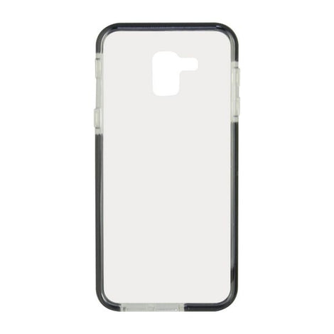 Mobile cover Samsung Galaxy J6 2018 Flex Armor TPU Polycarbonate Black Transparent