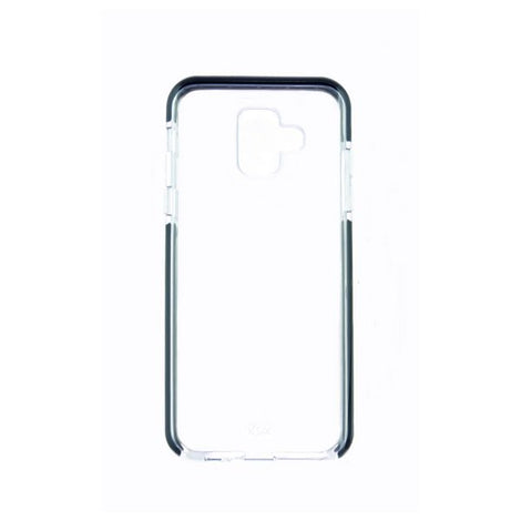 Mobile cover Samsung Galaxy A6 2018 Flex Armor TPU Polycarbonate Black Transparent