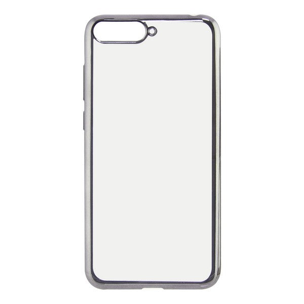 Mobile cover Huawei Y6 2018 KSIX Flex Metal Transparent