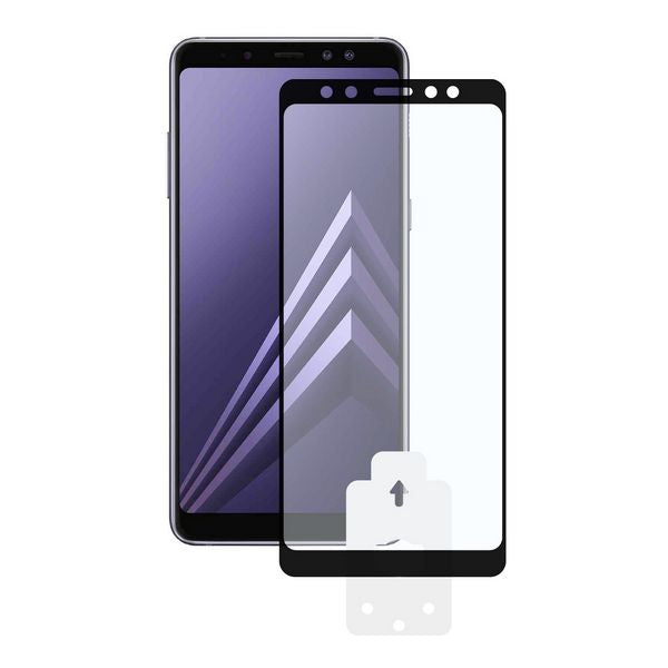 Tempered Glass Mobile Screen Protector Galaxy A8 2018 2.5D Black