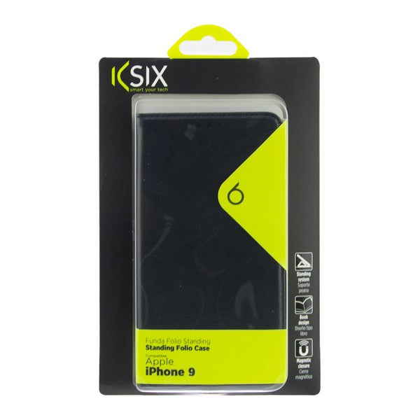 Folio Mobile Phone Case Iphone Xr KSIX Black