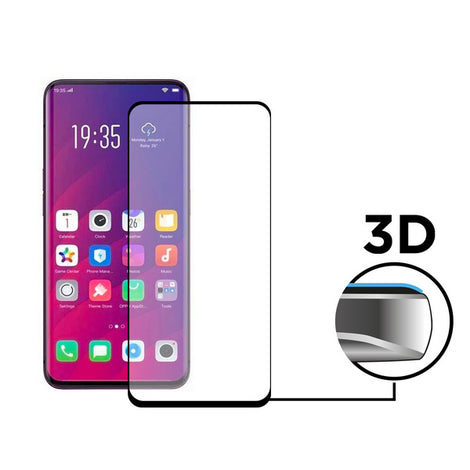 Tempered Glass Mobile Screen Protector Oppo Find X KSIX Extreme 3D