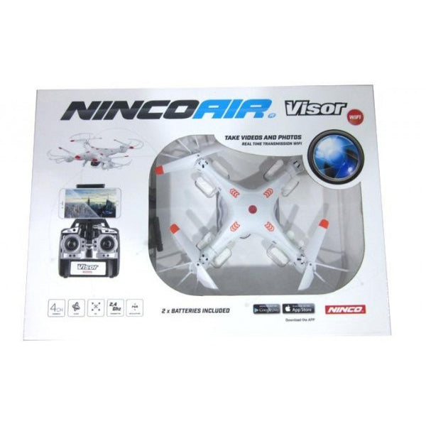 Remote control drone NincoAir Visor Wifi Ninco (2,4 Ghz) (32 x 32 x 7 cm)