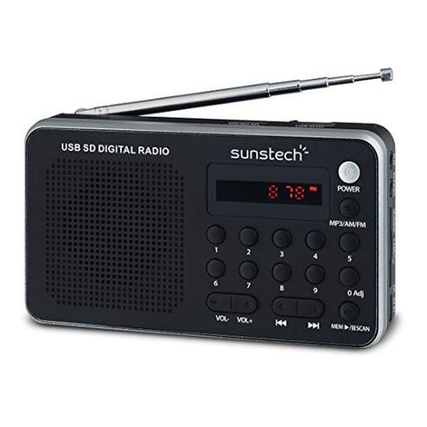 Portable Digital Radio Sunstech RPDS32SL Silver