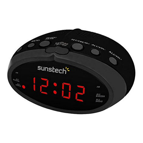 Clock-Radio Sunstech FRD16BK Black