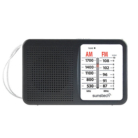 Transistor Radio Sunstech RPS411BK AM/FM Black