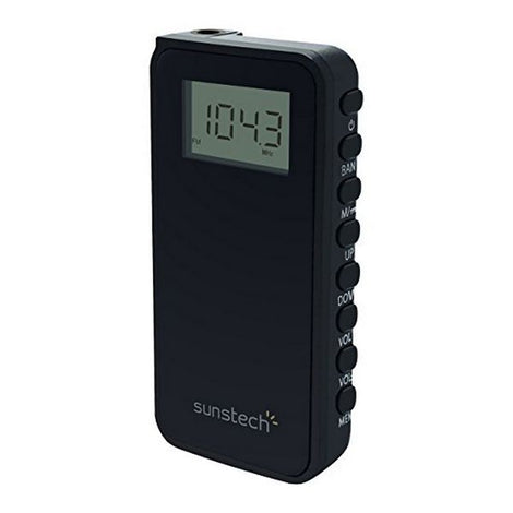 Portable Digital Radio Sunstech RPD23BK Black