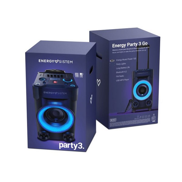 Bluetooth Speakers Energy Sistem 443741 LED FM 40W