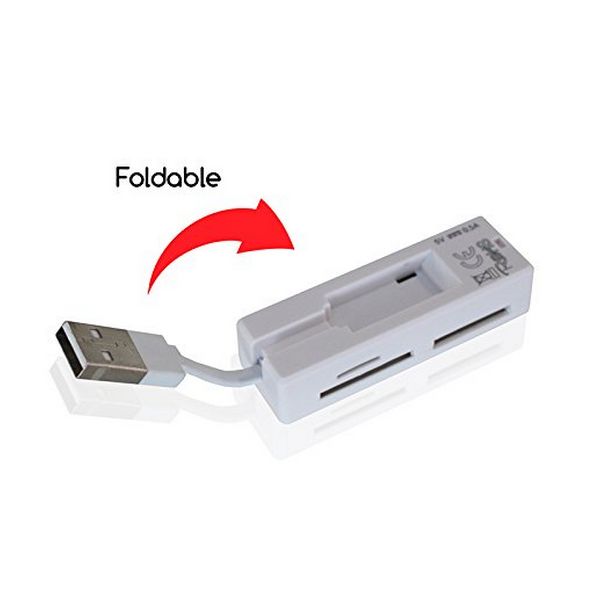 External Card Reader approx! APPCR01W USB 2.1 White