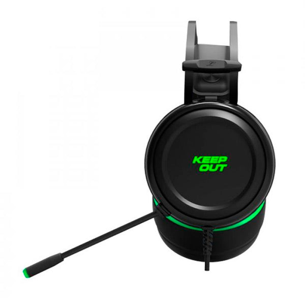 Gaming Headset with Microphone KEEP OUT HX10 Black Green