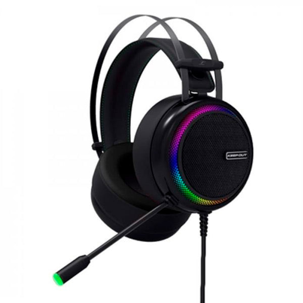 Gaming Headset with Microphone KEEP OUT HXPRO Black