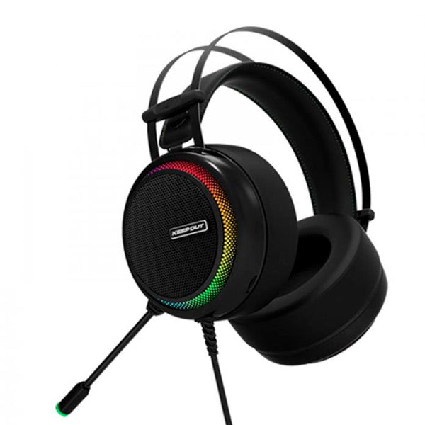 Gaming Headset with Microphone KEEP OUT HXPRO Black