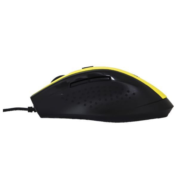 Optical mouse iggual IGG314975 WORK-1 1600 dpi USB 6 D Yellow