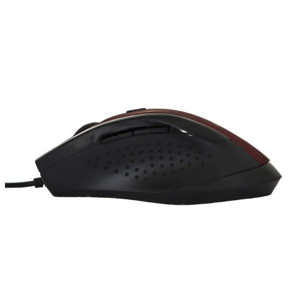 Optical mouse iggual IGG314999 WORK-1 1600 dpi USB 6 D Red