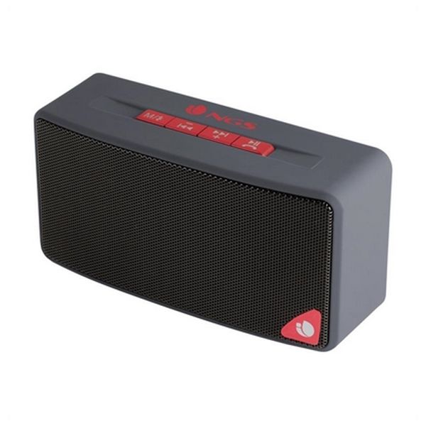 Bluetooth Speakers NGS ROLLERJOYGRAY 3W FM SD USB Red Grey