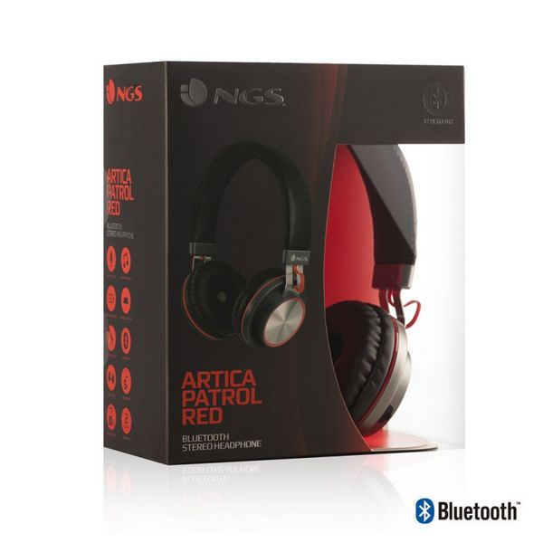 Headphones with Microphone NGS Artica Patrol Red ARTICA PATROL Red