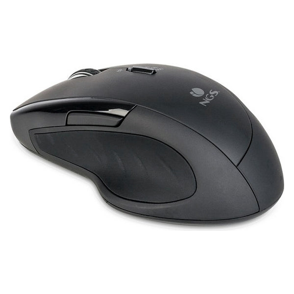 Optical Wireless Mouse NGS SPY-RB 1600 dpi Black