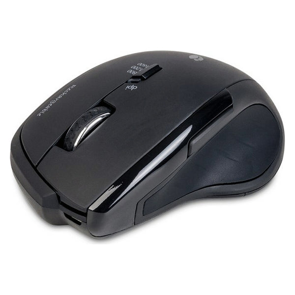 Optical Wireless Mouse NGS SPY-RB 1600 dpi Black