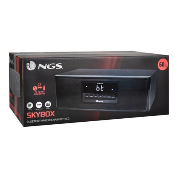 Mini Hifi NGS Sky Box Bluetooth 60W Black