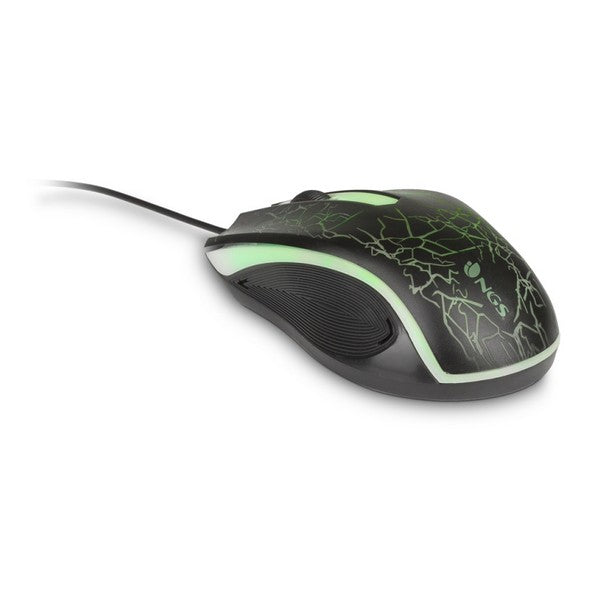 LED Gaming Mouse NGS GMX-115 1200 dpi Black