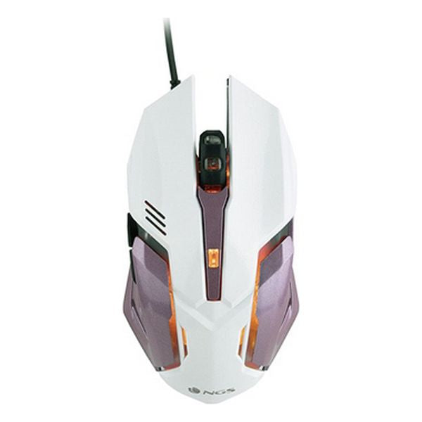 LED Gaming Mouse NGS GMX-100 2400 dpi LED White Pink