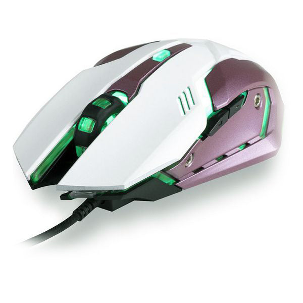 LED Gaming Mouse NGS GMX-100 2400 dpi LED White Pink