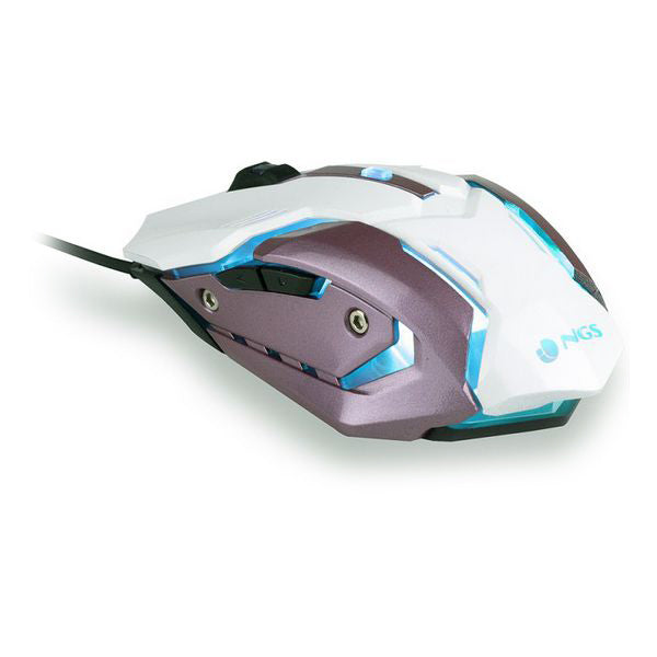 LED Gaming Mouse NGS GMX-100 2400 dpi LED White Pink